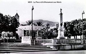 NOVI - PLACE ET MONUMENT AUX MORTS